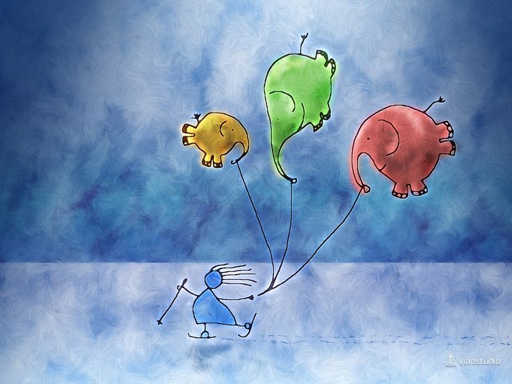 Креативные обои на рабочий стол