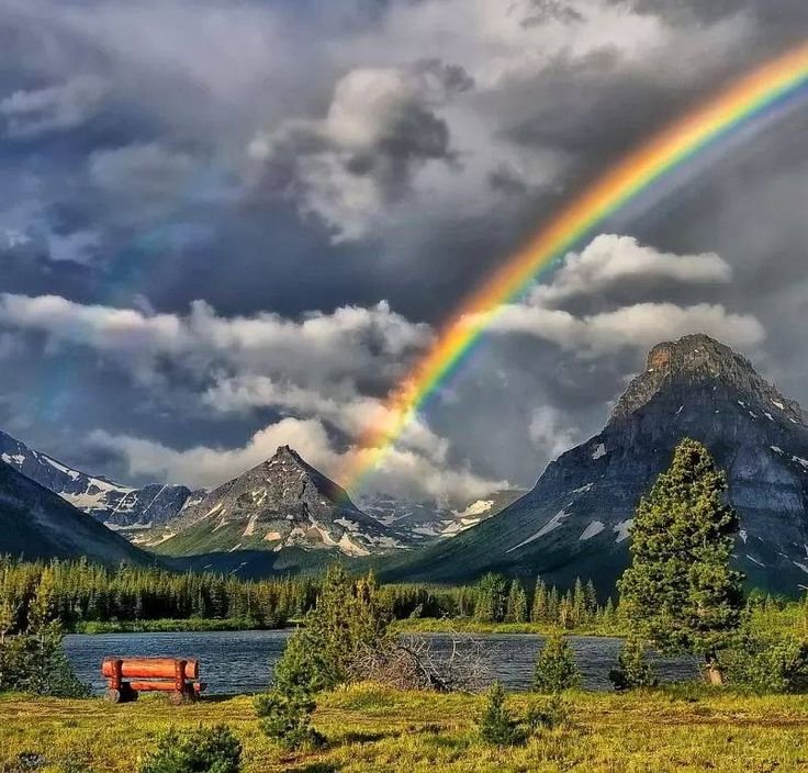 Радуга в горах