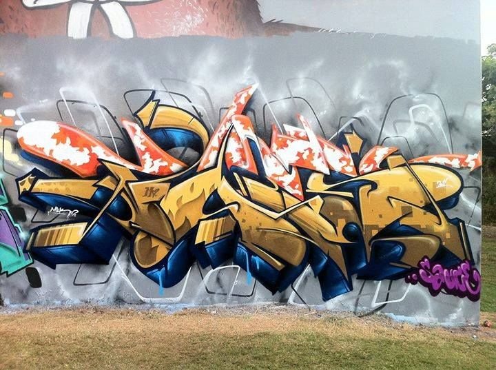 Обои в стиле граффити