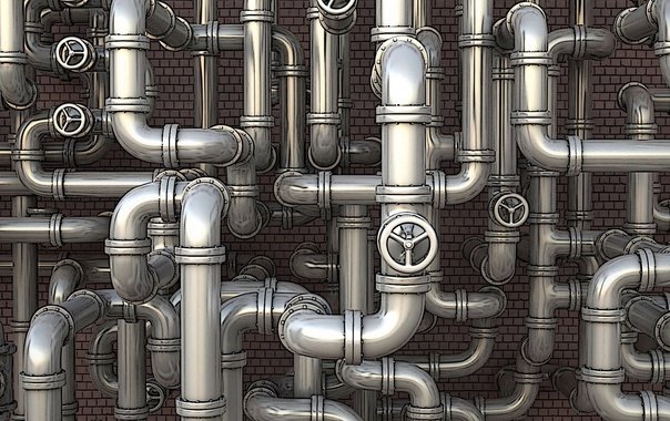 Красивые трубы для водопровода