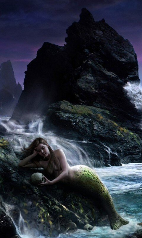 Русалка на заставку