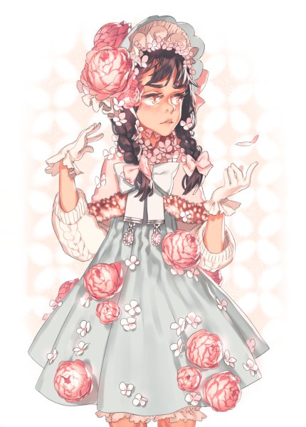 Платье шляпка арт