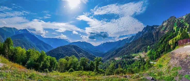 Красная Поляна Сочи природа