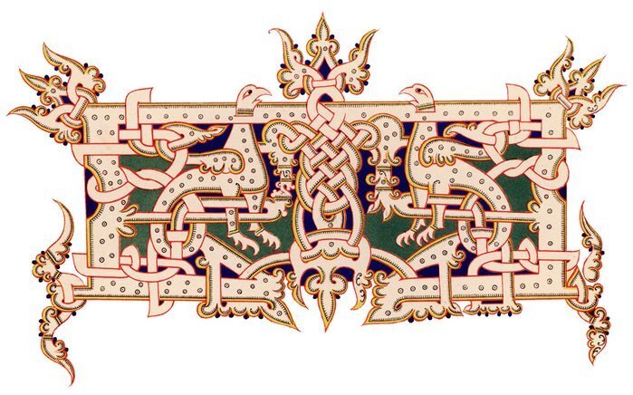 Тератологический стиль рукопись древней Руси