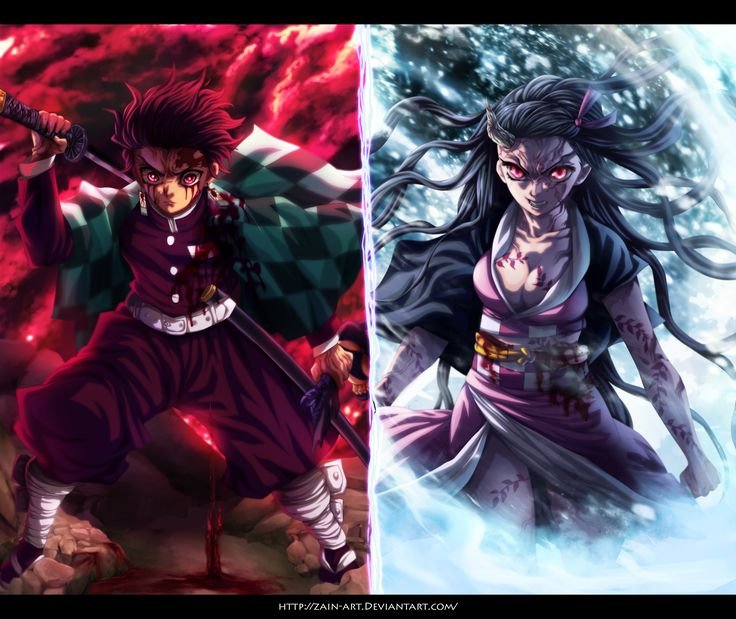 Клинок рассекающий демонов Танджиро демон