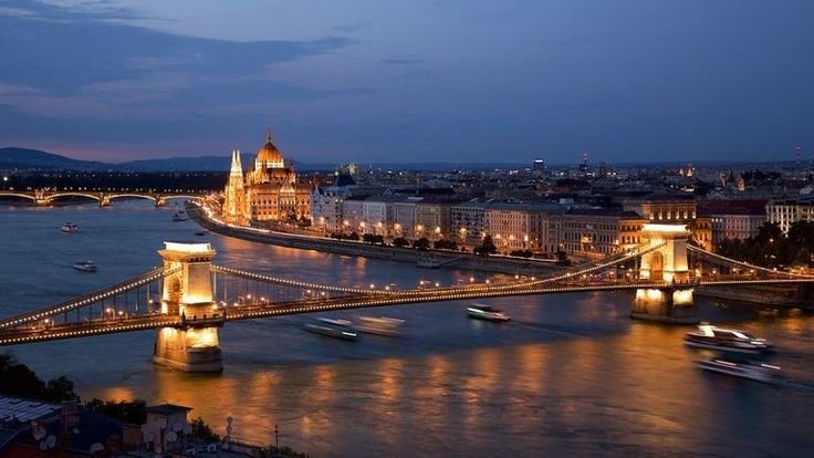 Цепной мост Будапешт Венгрия
