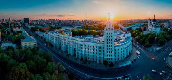 Здание ЮВЖД Воронеж