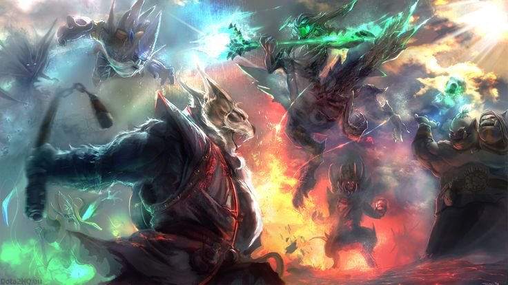 Dota 2 Fight Art