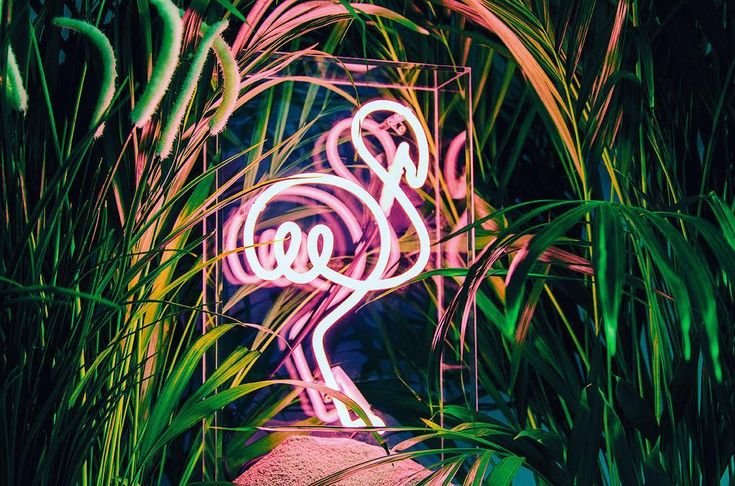 Неоновые обои