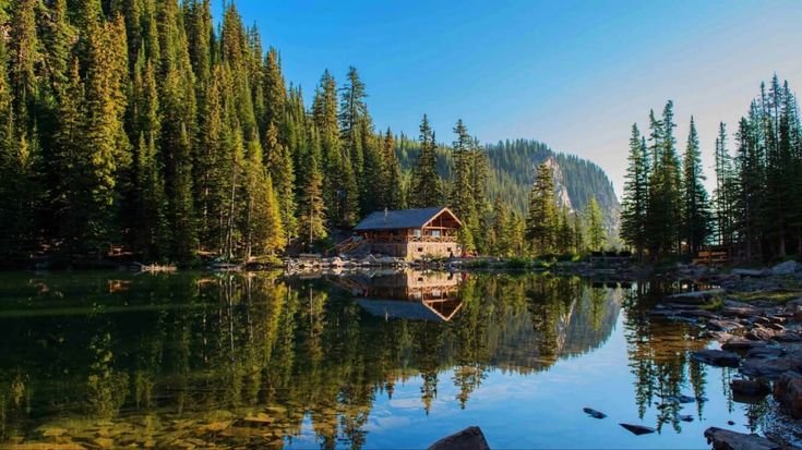 Фахверк Швейцария горы озеро лес