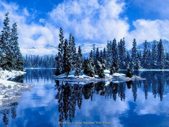 Зимнее озеро