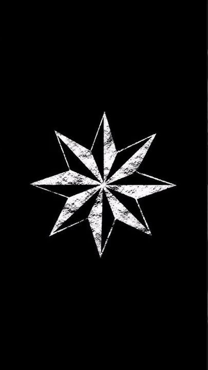 Воровская звезда на черном фоне