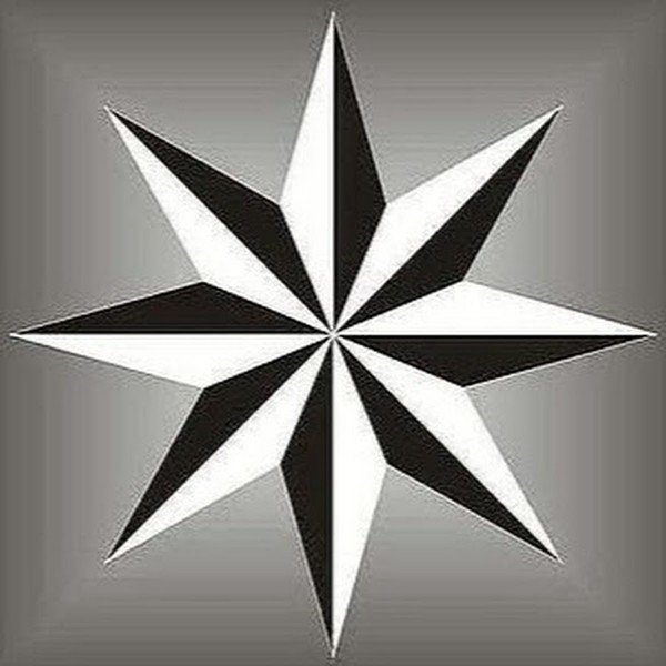 Восьмиконечная звезда роза ветров