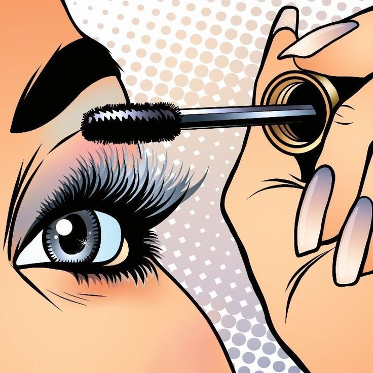 Реснички нарисованные