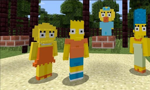 Гомер симпсон майнкрафт