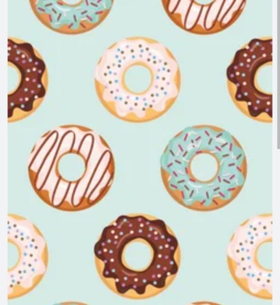 Принт пончики