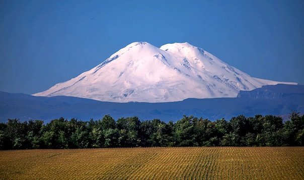 Гора Эльбрус рельеф