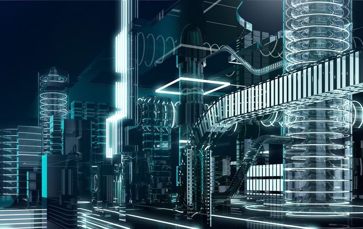 Фон в стиле Техно