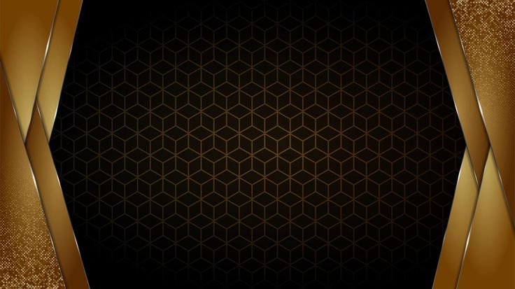 Фон черный с золотом
