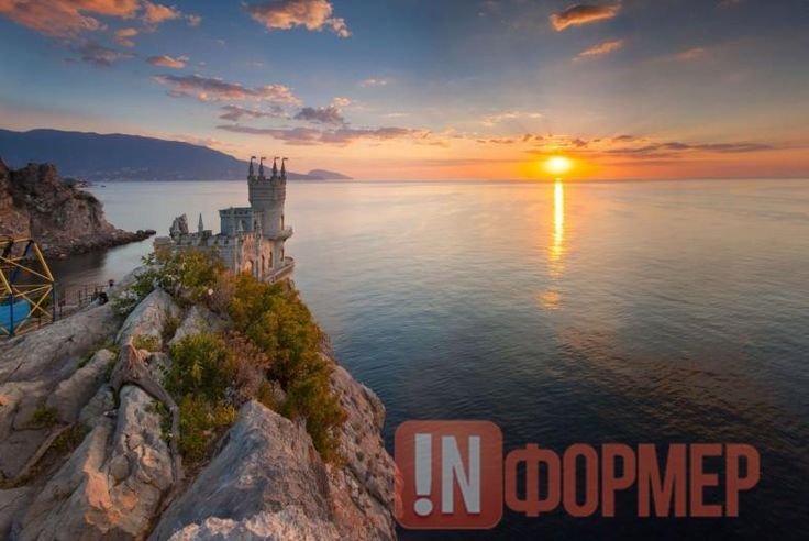Крым закат Ласточкино гнездо