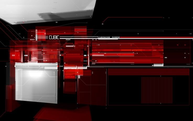 Рабочий стол в стиле Техно