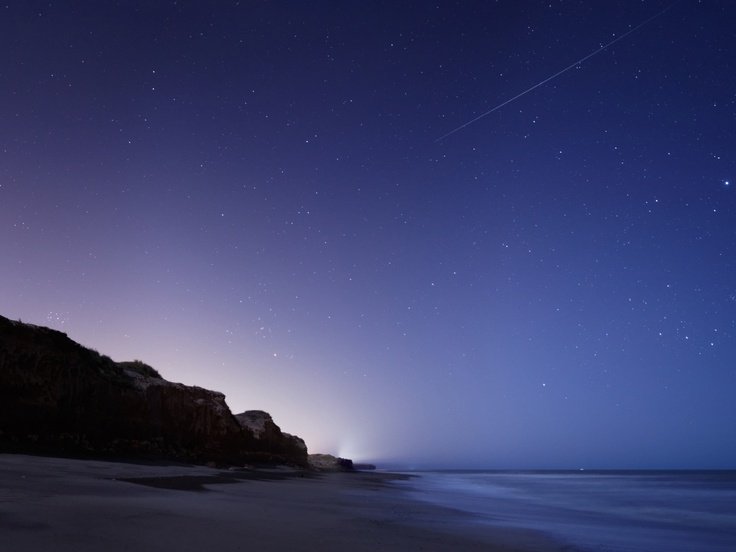 Океан и звездное небо