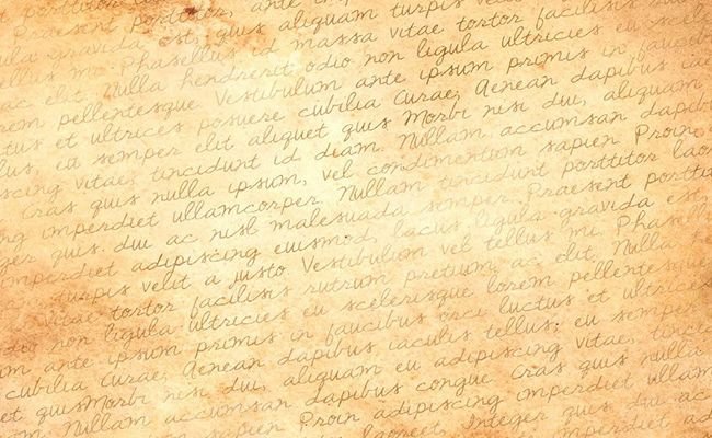 Старинное письмо фон