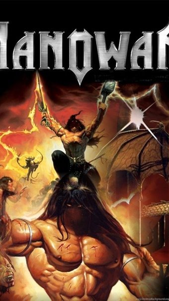 Группа Manowar вертикальные