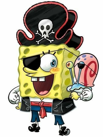 Спанч Боб пират