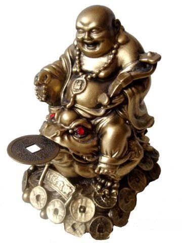 Фен шуй Хотей на жабе