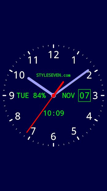 Аналоговые часы для андроид