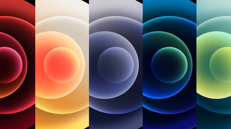 Стандартные заставки на айфон