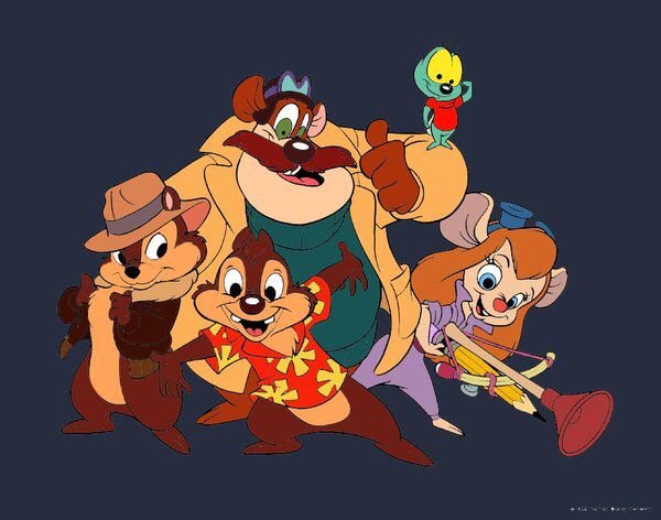 Чип и Дейл герои мультика