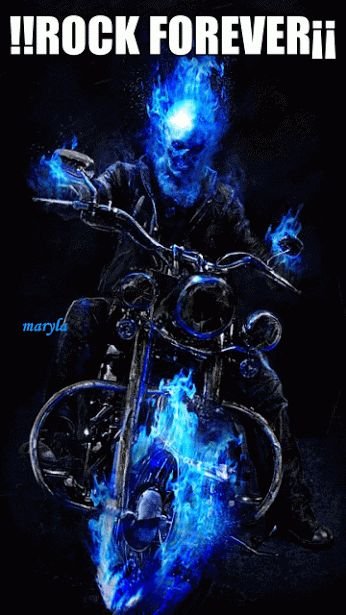 Призрачный гонщик синий