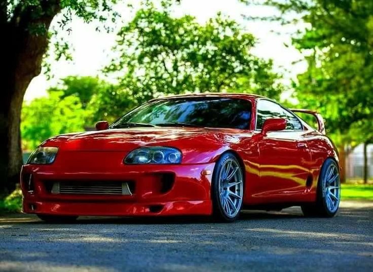 Супра а80 красная