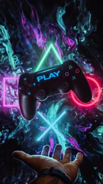 Неоновый джойстик