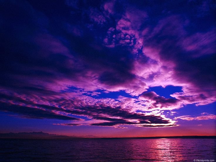 Сиреневый закат