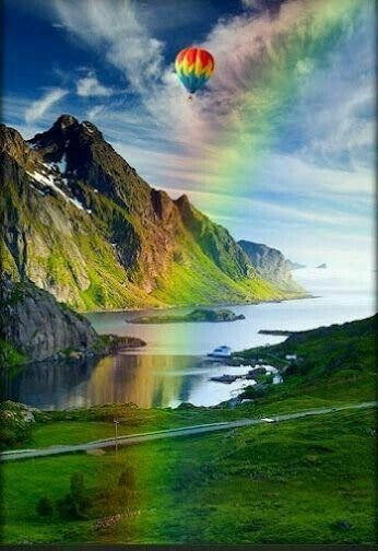 Радужные пейзажи