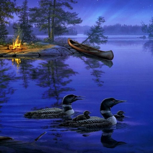 Красивые картины природы и охоты