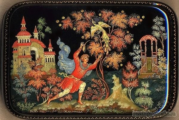 Палехская роспись Жар птица