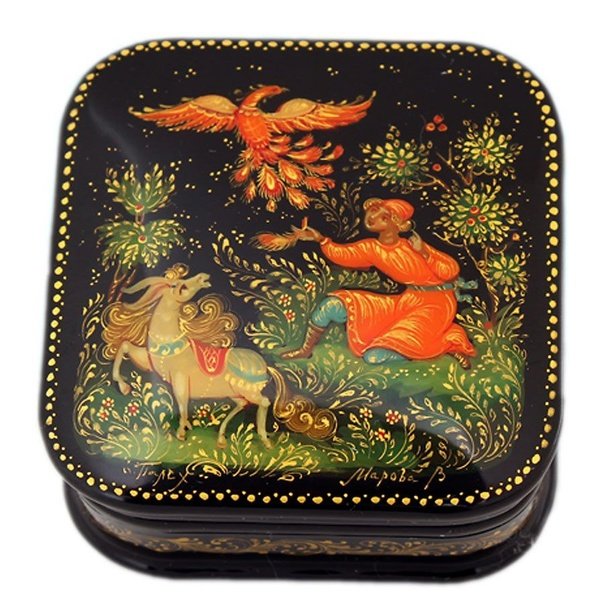 Шкатулки Федоскино Жар птица