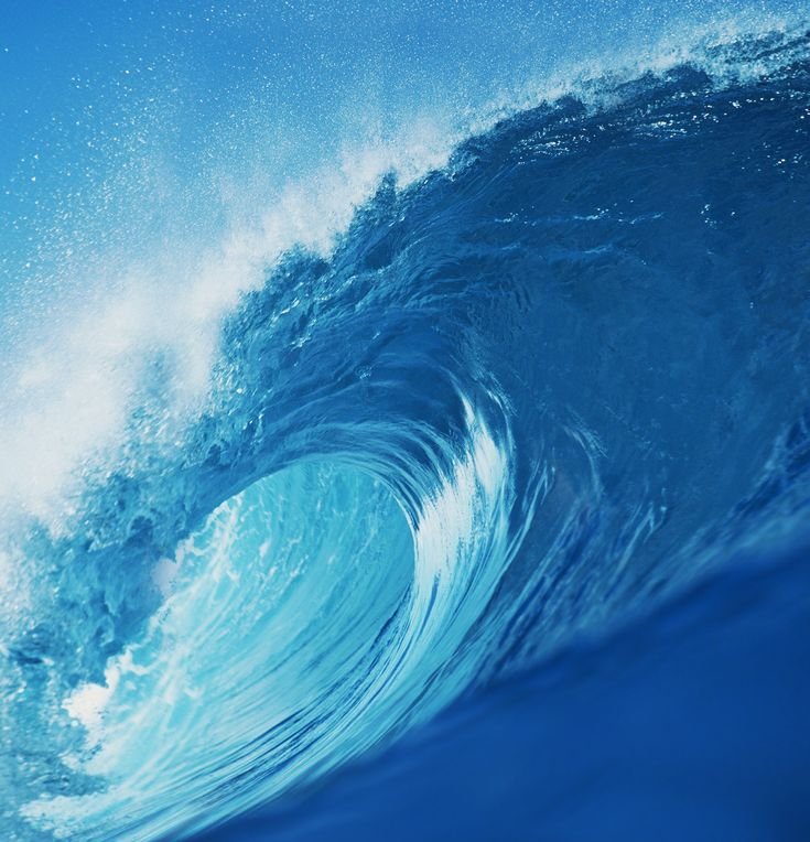 Обои на телефон волны