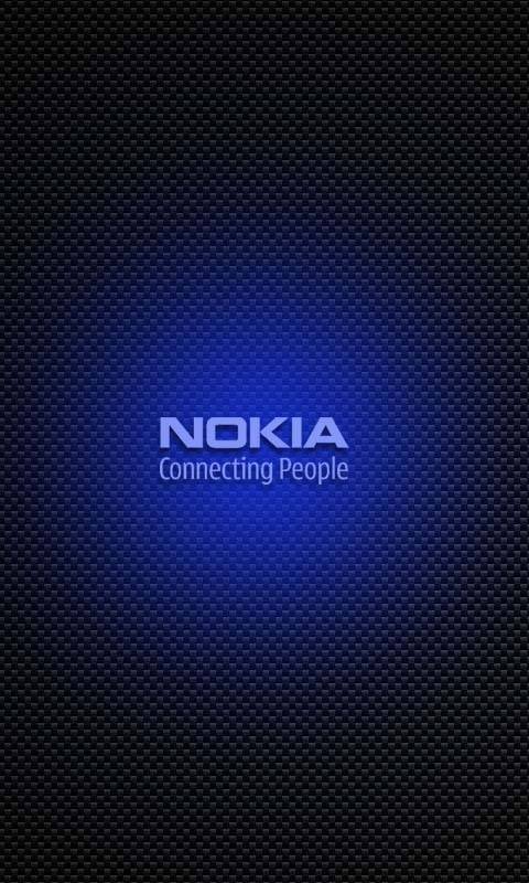 Обои с логотипом Nokia
