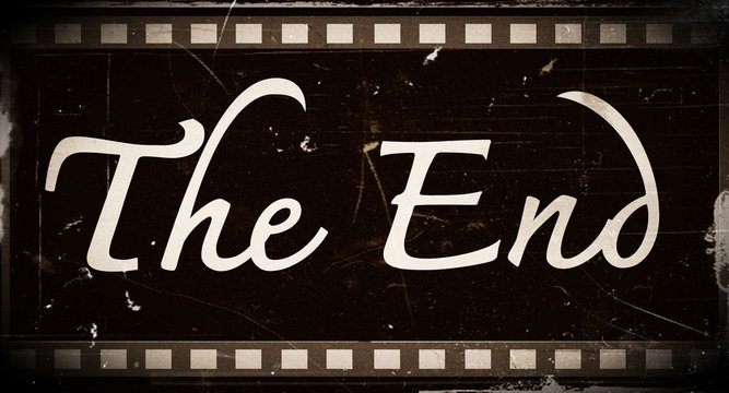 The end титры