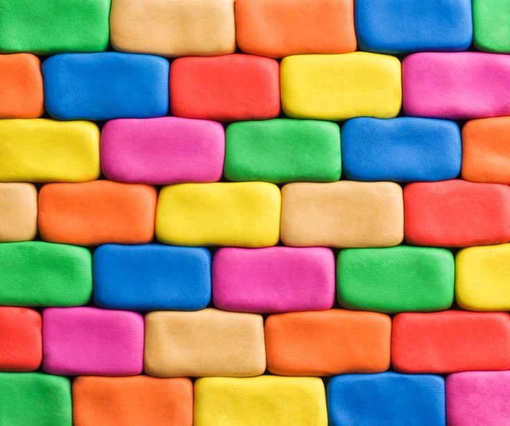 Разноцветные кирпичики