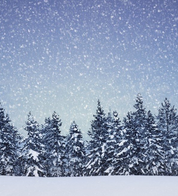 Снежный фон