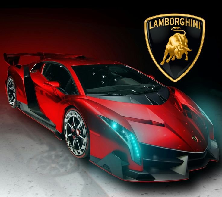 Lamborghini Veneno Roadster синий