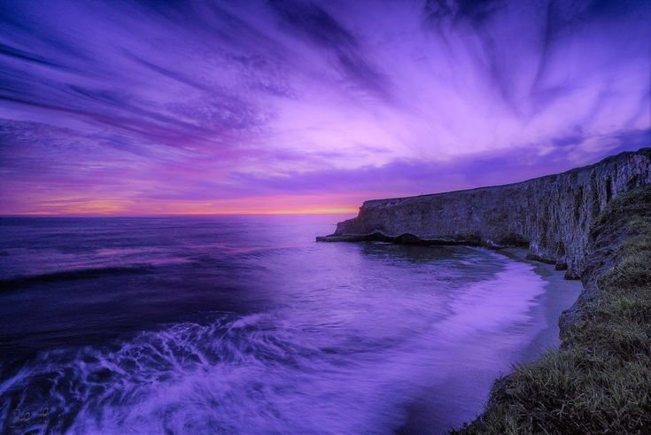 Фиолетовый закат