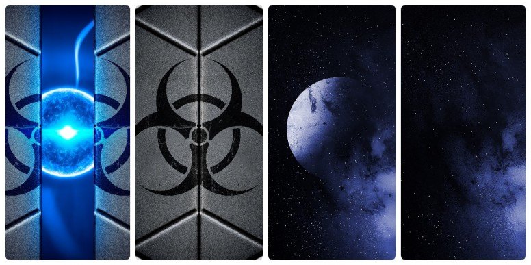 Двойные обои для телефона на экран