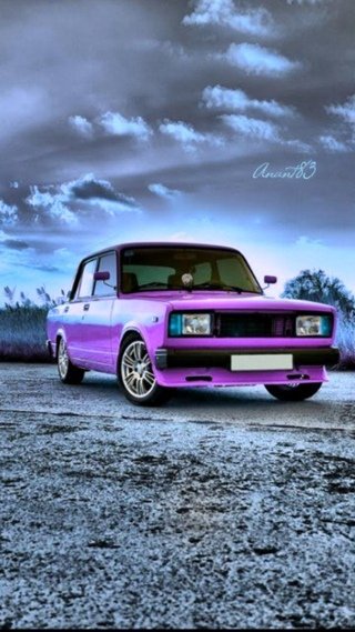 Жигули 2105 фиолетовая